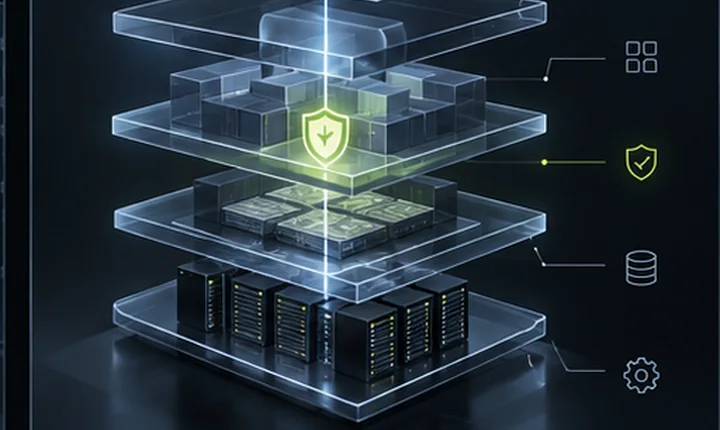 Layered protected compute and server infrastructure.